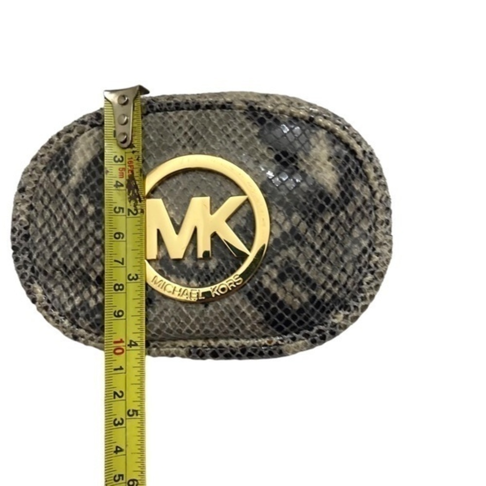 Michael Kors python embossed snakeskin embossed l… - image 3